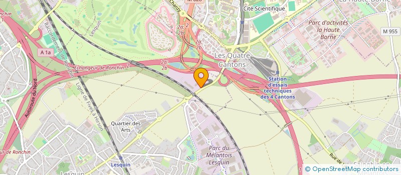 localisation de l'entreprise O2D à LESQUIN