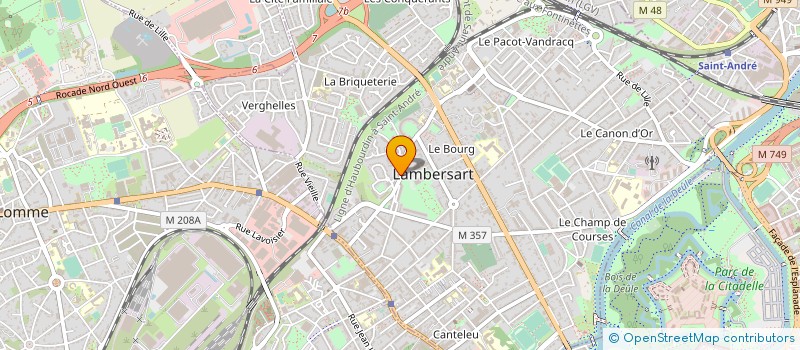 localisation de l'entreprise O2DIS à LAMBERSART