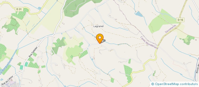 localisation de l'entreprise O2FROID  CAZES-MONDENARD