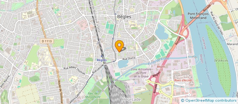 localisation de l'entreprise O2H CONSEIL à BEGLES
