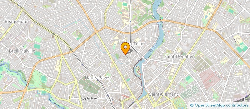 localisation de l'entreprise O2J à NANTES
