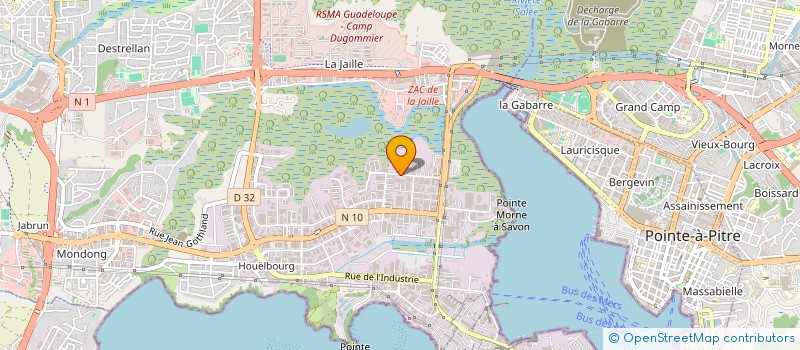 localisation de l'entreprise O2J97  BAIE-MAHAULT