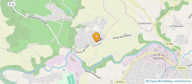 localisation de l'entreprise O2JPP  BUSQUE