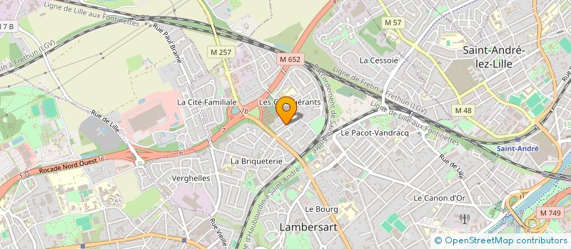 localisation de l'entreprise O2LA CONSEILS à LAMBERSART