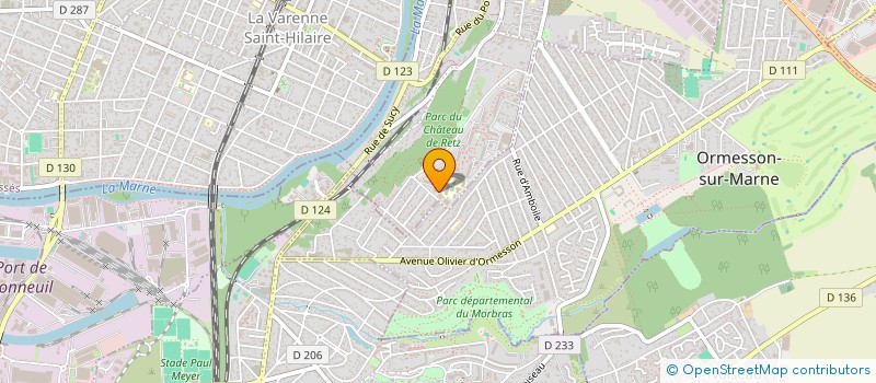 localisation de l'entreprise O2LCLIM à CHENNEVIERES-SUR-MARNE