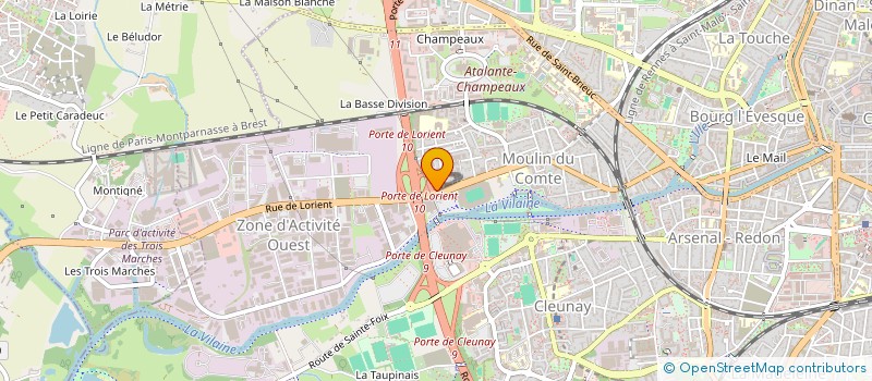 localisation de l'entreprise O2M IMPACTS à RENNES