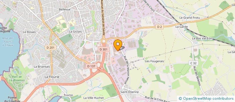 localisation de l'entreprise O2O STUDIO à SAINT-MALO