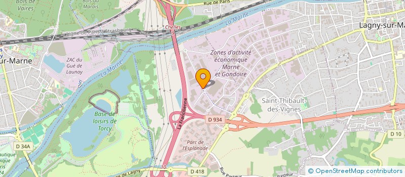 localisation de l'entreprise O2P BAT à SAINT-THIBAULT-DES-VIGNES