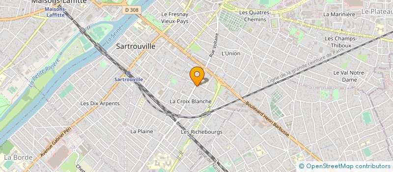 localisation de l'entreprise O2R INGENIERIE & SERVICES  SARTROUVILLE