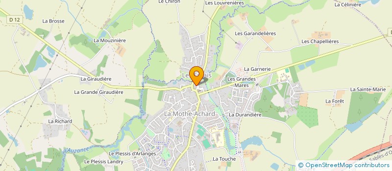 localisation de l'entreprise O2S85  LES ACHARDS