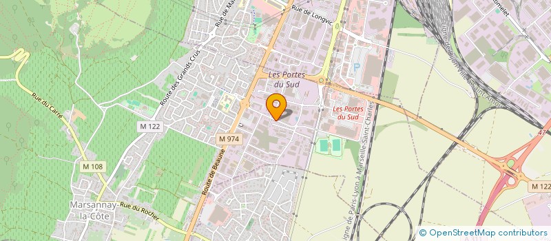 localisation de l'entreprise O2SAND  PERRIGNY-LES-DIJON