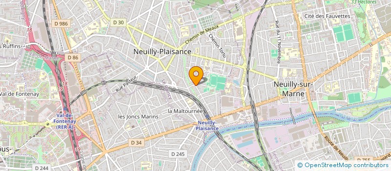 localisation de l'entreprise O2SOFT à NEUILLY-PLAISANCE