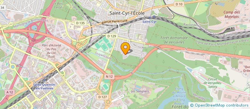 localisation de l'entreprise O2SOUFFLE  SAINT-CYR-L'ECOLE