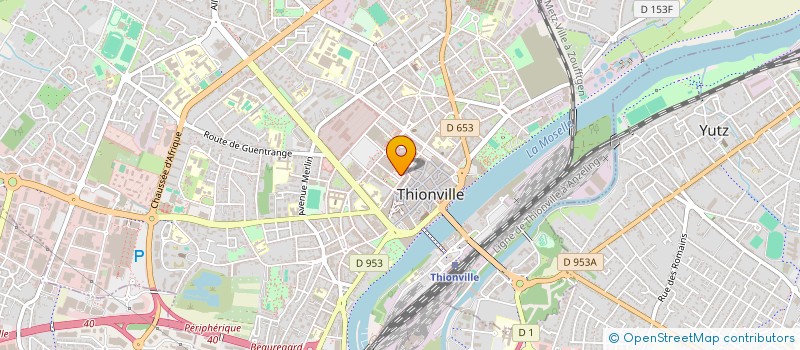 localisation de l'entreprise O2T  THIONVILLE