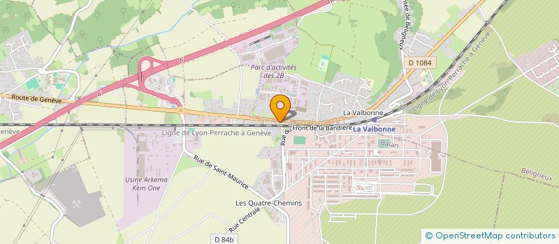 localisation de l'entreprise O2V SOUDURE à DAGNEUX