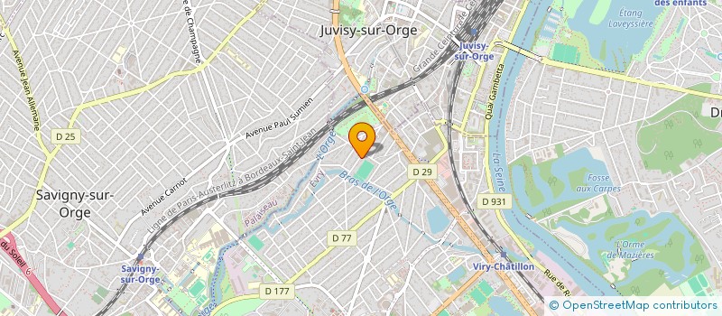 localisation de l'entreprise O2ZAMI à VIRY-CHATILLON