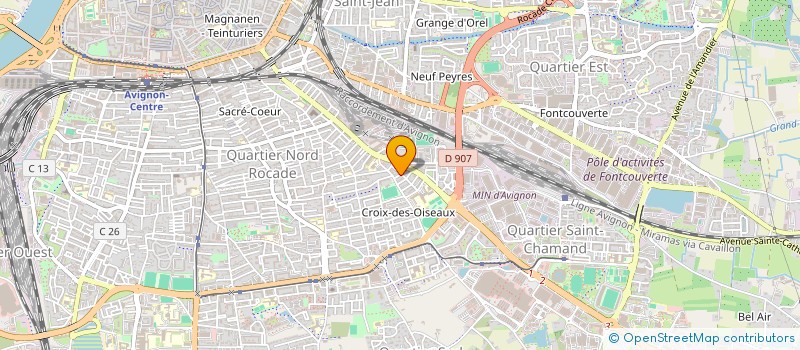 localisation de l'entreprise O3  AVIGNON