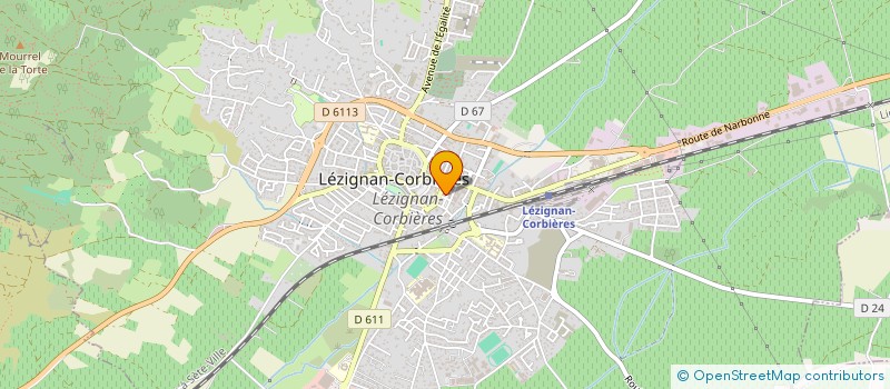 localisation de l'entreprise O3 à LEZIGNAN-CORBIERES