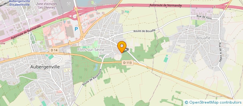 localisation de l'entreprise O3C  FLINS-SUR-SEINE