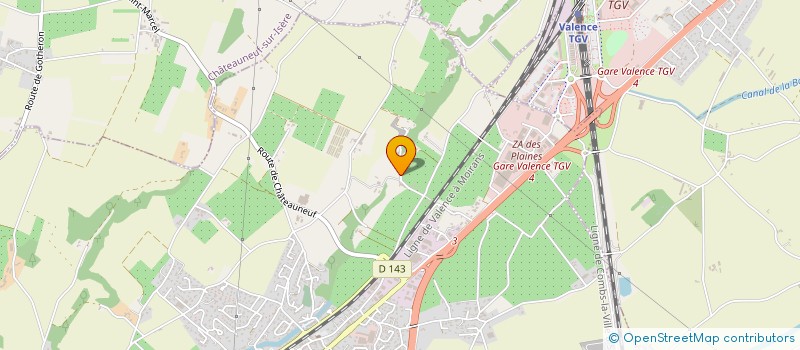 localisation de l'entreprise O3D à SAINT-MARCEL-LES-VALENCE