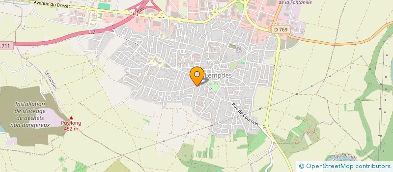 localisation de l'entreprise O3M  LEMPDES