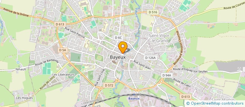 localisation de l'entreprise O3PS  BAYEUX