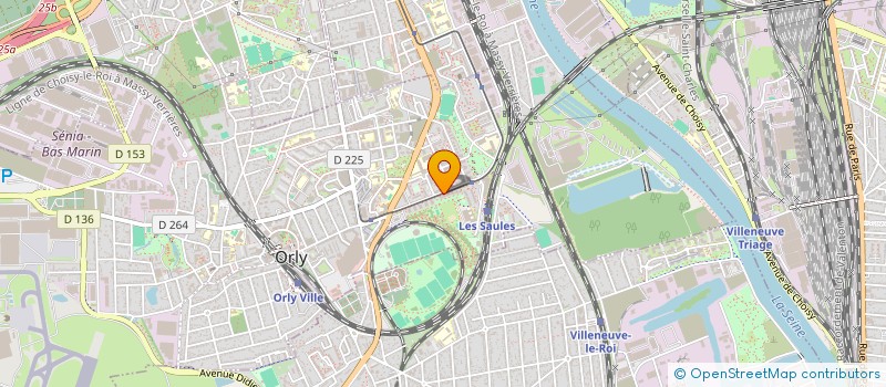localisation de l'entreprise O3TRANSPORTS à ORLY