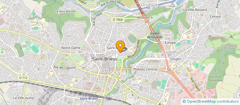 localisation de l'entreprise O4 à SAINT-BRIEUC