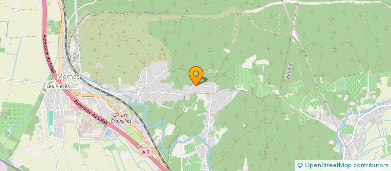 localisation de l'entreprise O4  MORNAS