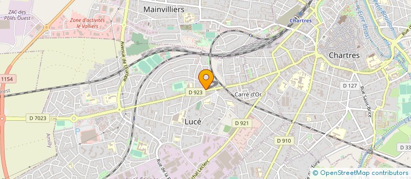 localisation de l'entreprise O72 à LUCE