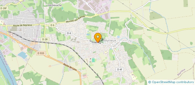 localisation de l'entreprise OA à REYRIEUX