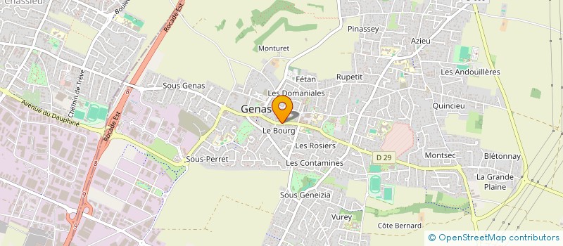 localisation de l'entreprise OA BERRUYER  GENAS