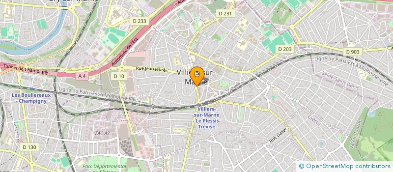 localisation de l'entreprise OA'CONSULTING  VILLIERS-SUR-MARNE