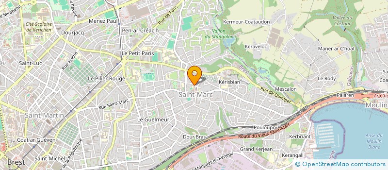 localisation de l'entreprise OA GILOUX  BREST