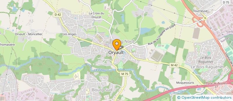 localisation de l'entreprise OA3 à ORVAULT