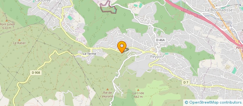 localisation de l'entreprise OA5  PEYPIN