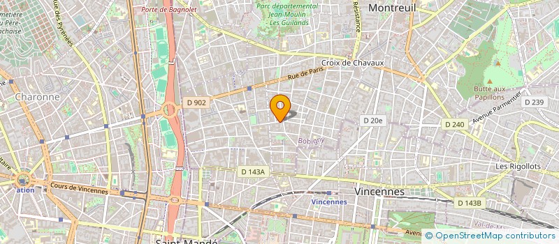 localisation de l'entreprise OAB AGENCY à MONTREUIL