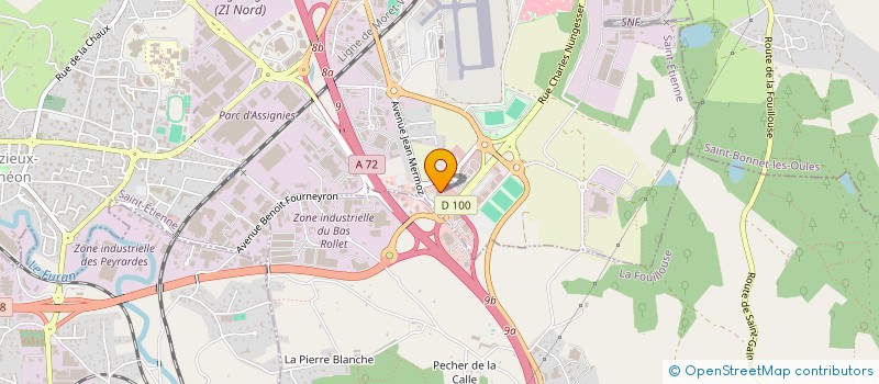 localisation de l'entreprise OAC INVESTISSEMENT  ANDREZIEUX-BOUTHEON