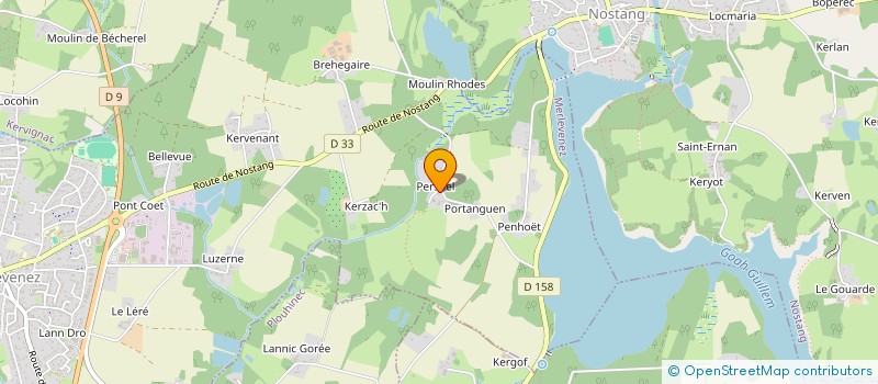 localisation de l'entreprise OADE  MERLEVENEZ