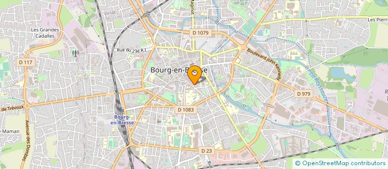 localisation de l'entreprise OAHM à BOURG-EN-BRESSE