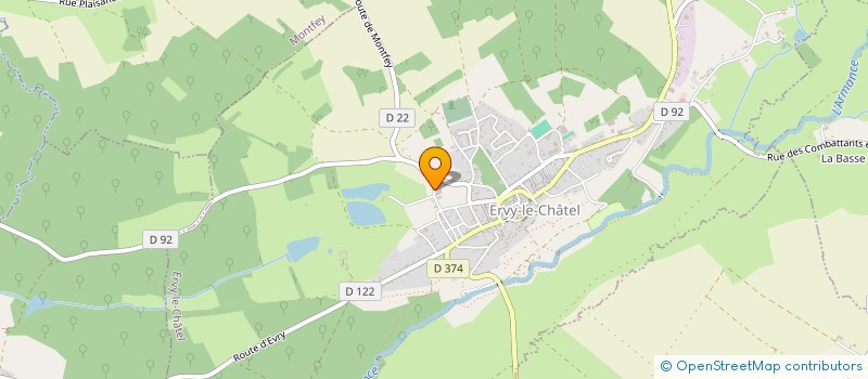 localisation de l'entreprise OAK  ERVY-LE-CHATEL