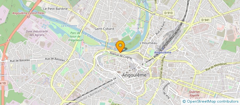 localisation de l'entreprise OAK CONSULTING à ANGOULEME