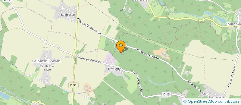 localisation de l'entreprise OAK RENAUD  CHEVREUSE