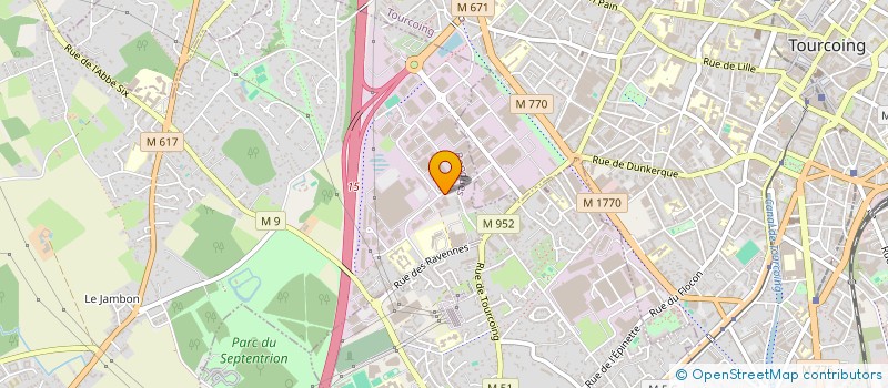 localisation de l'entreprise OAKAME à TOURCOING