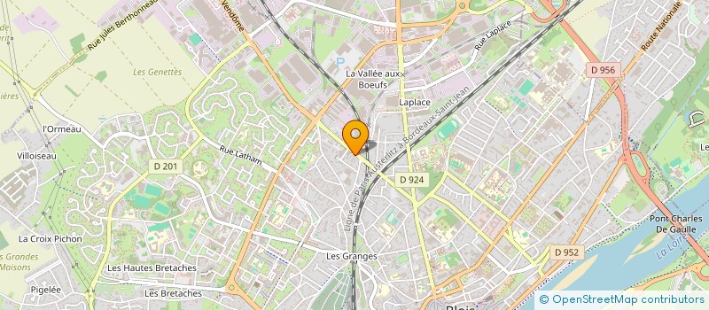 localisation de l'entreprise OAKLAND  BLOIS