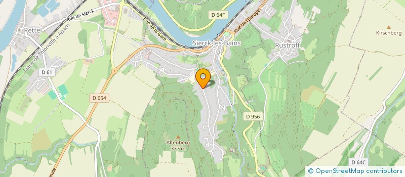 localisation de l'entreprise OAKMOND INVEST  SIERCK-LES-BAINS