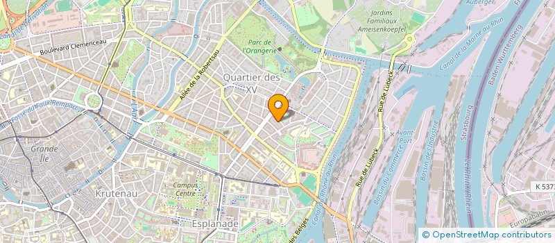 localisation de l'entreprise OAKTREE  STRASBOURG