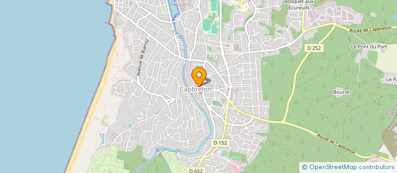 localisation de l'entreprise OAM à CAPBRETON