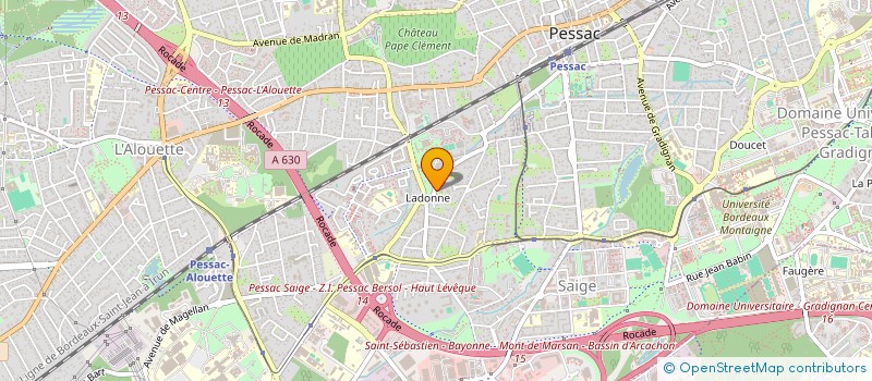 localisation de l'entreprise OAN  PESSAC