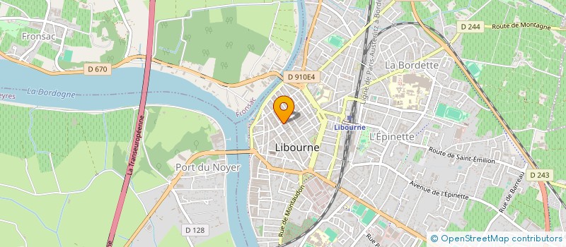 localisation de l'entreprise OANELL à LIBOURNE